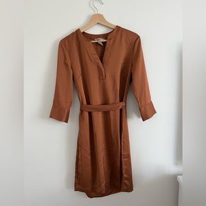 H&M Satin Copper Dress